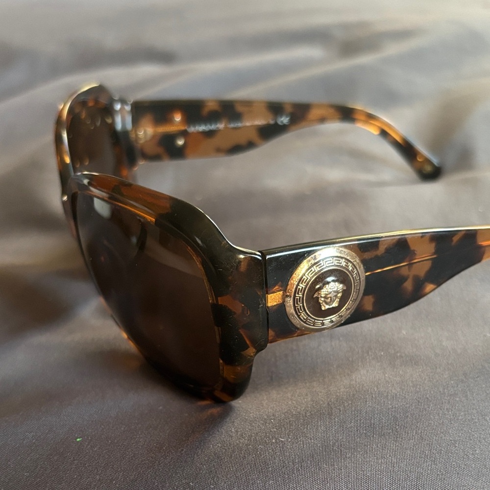 VINTAGE Versace Tortoise Shell Sunglasses